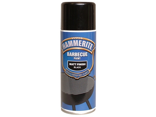 [HMMBBQBLAERO] BBQ Paint Aerosol Black Matt 400ml