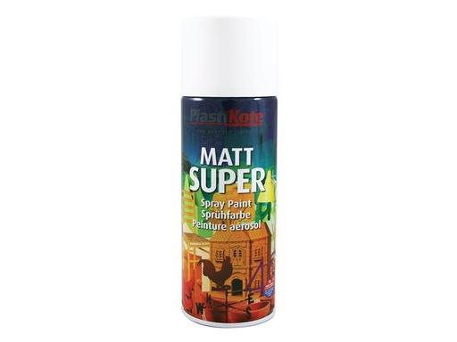 [PKT3115] Super Spray Matt White RAL 9016 400ml