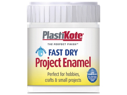 [PKTB4W] Fast Dry Enamel Paint B4 Bottle Gloss White 59ml