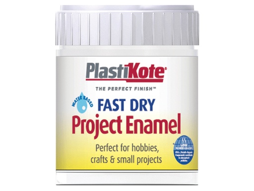 [PKTB5W] Fast Dry Enamel Paint B5 Bottle Matt White 59ml