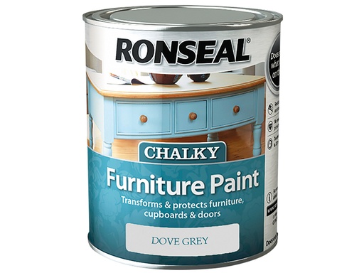 [RSLCFPDG750] Chalky Furniture Paint Dove Grey 750ml