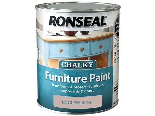 [RSLCFPER750] Chalky Furniture Paint English Rose 750ml