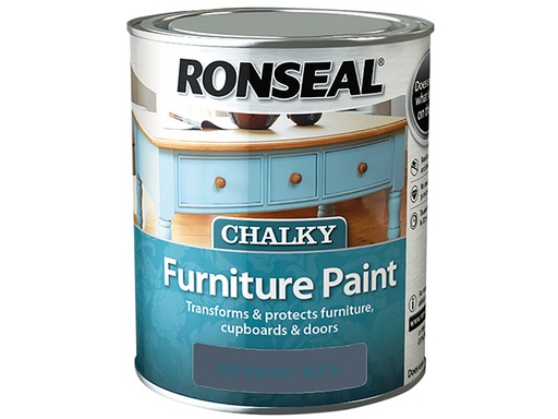 [RSLCFPMB750] Chalky Furniture Paint Midnight Blue 750ml
