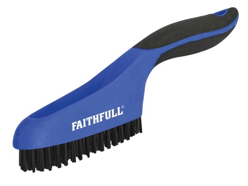 [FAISB164SP] Scratch Brush Soft Grip 4 x 16 Row Plastic