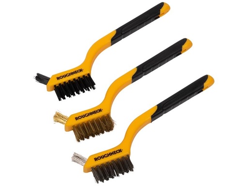 [ROU52005] Mini Wire Brush Set 3 Piece