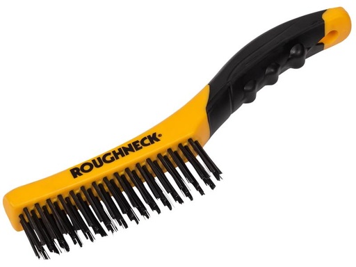 [ROU52044] Shoe Handle Wire Brush Soft Grip 255mm (10in)