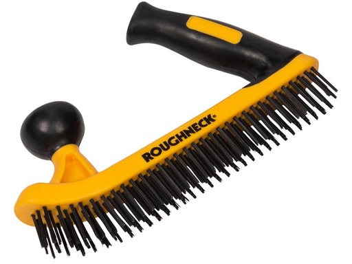 [ROU52052] Two-Handed Wire Brush Soft-Grip