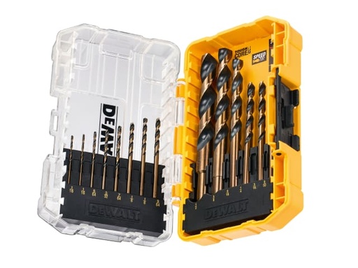 [DEWDT70727QZ] DT70727 Black & Gold HSS Drill Set, 14 Piece