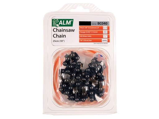 [ALMBC040] BC040 Chainsaw Chain 3/8in x 40 links - Fits 25cm Bars