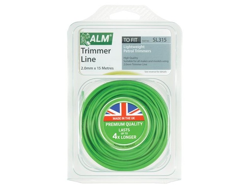 [ALMSL315] SL315 Light-Duty Petrol Trimmer Line 2.0mm x 15m