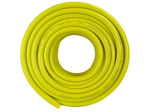 [FAIHOSE30B34] Heavy-Duty Reinforced Builder's Hose 30m 19mm (3/4in) Diameter