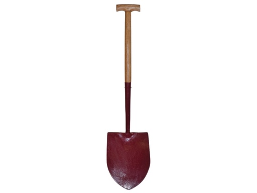 [FAISSR2T] Solid Socket Shovel Round No.2 T-Handle