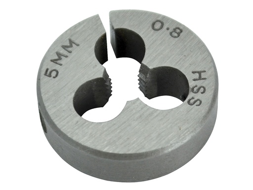 [FAIHSSDM5] HSS Straight Flute Split Die M5 x 0.8,, 13/16in OD