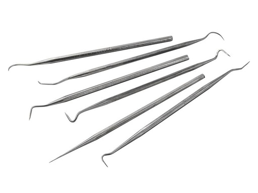 [FAIPICKSET] Picks & Carvers Set 6 Piece Stainless Steel