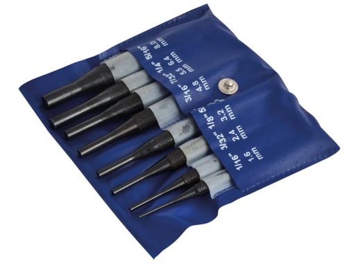 [FAIPPSET8RH] Round Head Parallel Pin Punch Set, 8 Piece