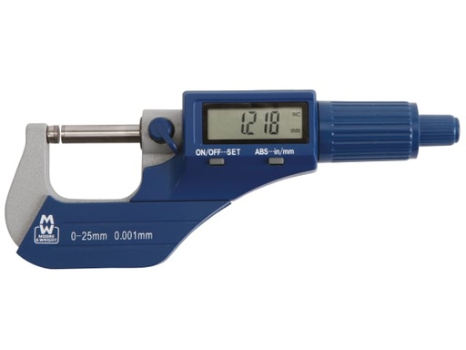 [MAW20001DBL] MW200-01DBL Digital External Micrometer 0-25mm/0-1in 0.001mm/.00005in