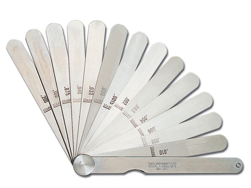 [STR467M] 467M Feeler Gauge 13 Piece Set 0.04-5mm