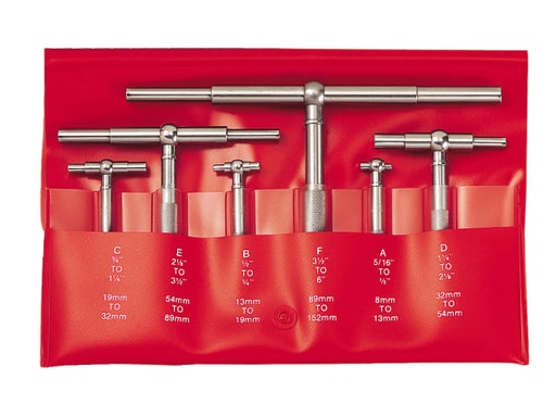 [STRS579HZ] S579HZ Telescopic Gauge Set, 6 Piece 8-150mm