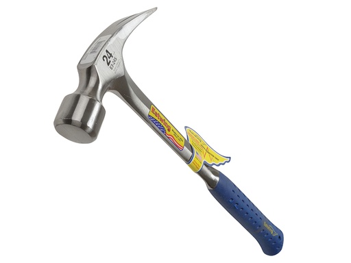 [ESTE324S] E3/24S Straight Claw Framing Hammer - Vinyl Grip 680g (24oz)