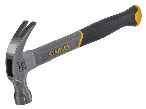 [STA051310] Curved Claw Hammer Fibreglass Shaft 570g (20oz)