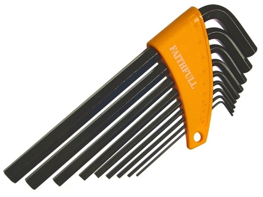 [FAIHKS9ML] Metric Long Arm Hex Key Set, 9 Piece