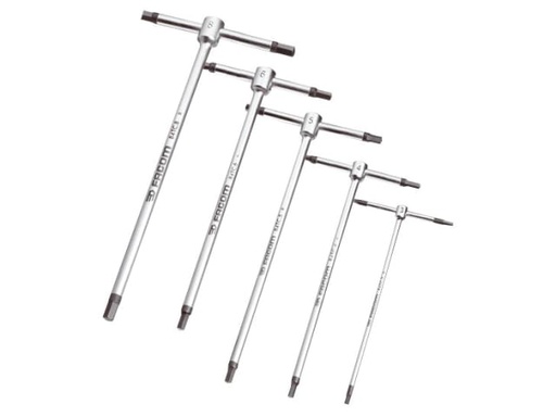 [FCM84TCJE5] T-Handle Metric Hexagon Key Set, 5 Piece