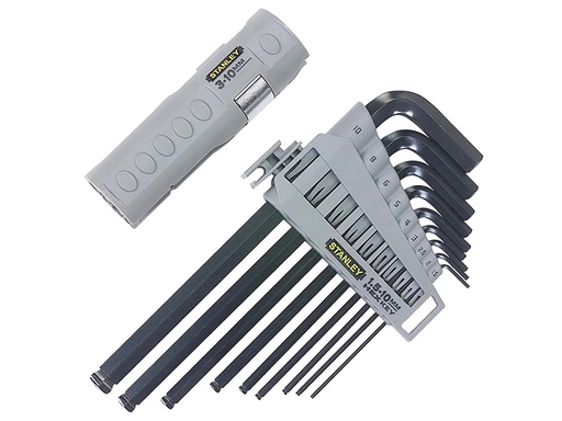 [STA089904] Metric Hexagon Grip Key Set, 9 Piece