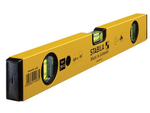 [STB70224] 70-2-60 Double Plumb Spirit Level 3 Vial 60cm