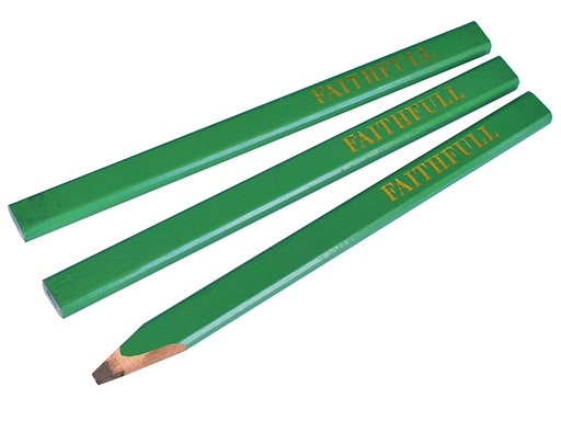 [FAICPG] Carpenter's Pencils - Green / Hard (Pack 3)