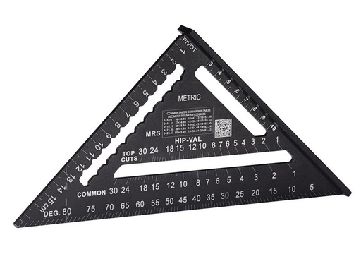 [HUL257010] Metric Rafter Square 18cm