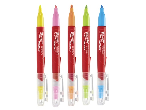 [MHT48223206] INKZALL Highlighter Assorted Colours (Pack  5)