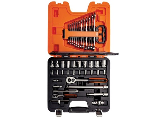 [BAHS410] S410 Socket & Spanner Set of 41 Metric 1/4in & 1/2in Drive