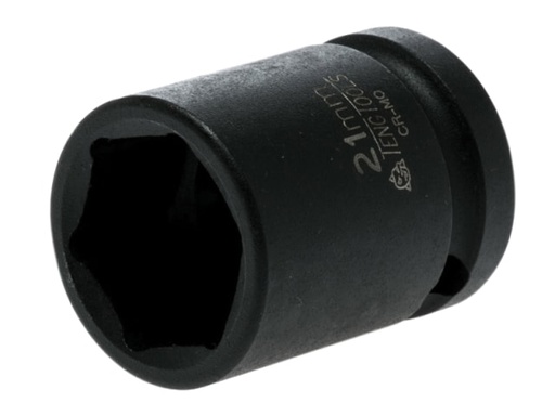 [TEN920521N] Impact Socket Hexagon 6-Point 1/2in Drive 21mm