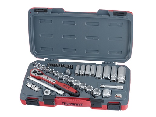 [TENT3839] T3839 Socket Set of 39 Metric 3/8in Drive