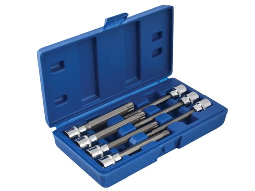 [B/S01514] 3/8in Drive Extra Long TORX Socket Bit Set, 7 Piece