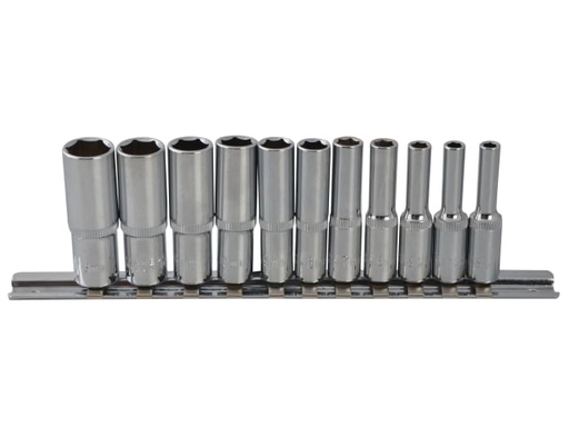 [B/S01540] 1/4in Drive Deep Socket Set, 11 Piece