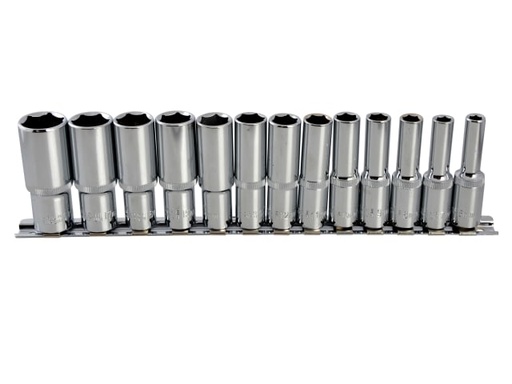 [B/S01542] 3/8in Drive Deep Socket Set, 13 Piece