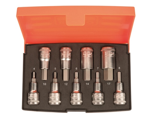 [BAHS9HEX] S9HEX 1/2in Drive Socket Set, 9 Piece