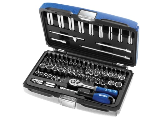 [BRIE030707B] 1/4in Drive Socket & Accessory Set, 73 Piece