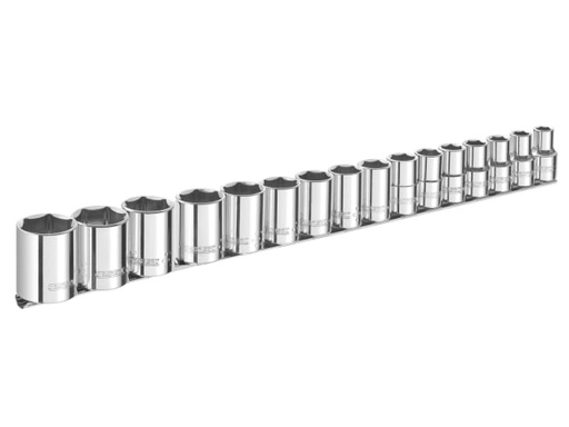 [BRIE032902B] 1/2in Drive Socket Set, 16 Piece