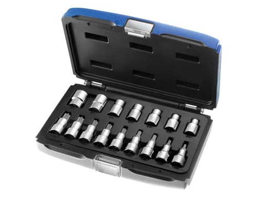 [BRIE032907B] 1/2in Drive TORX Socket Set, 16 Piece