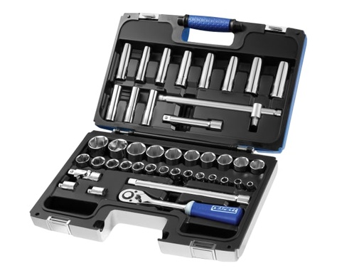 [BRIE032908B] 1/2in Drive Socket & Accessory Set, 42 Piece