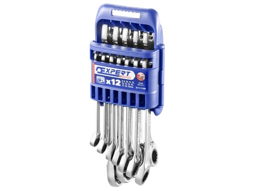 [BRIE111106B] Ratchet Combination Spanner Set, 12 Piece