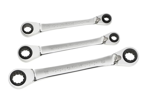 [BRIE111115B] Quadbox Spanner Set, 3 Piece