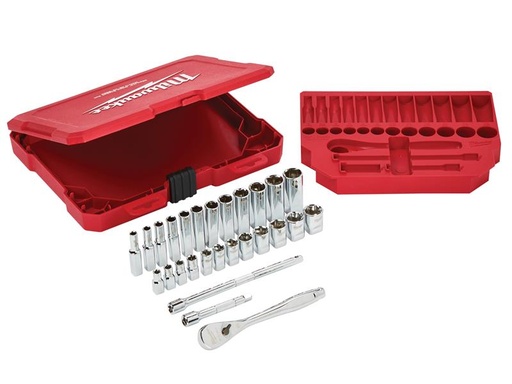 [MHT932464943] 1/4in Drive Ratcheting Socket Set, 28 Piece