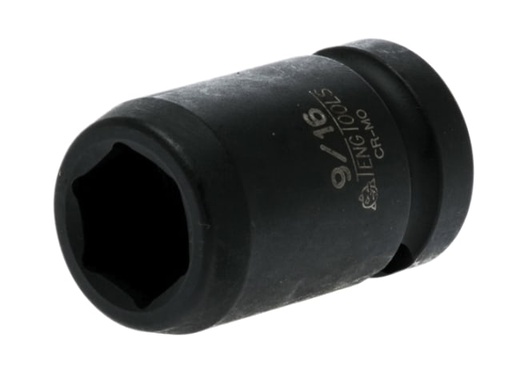 [TEN920118N] Impact Socket Hexagon 6-Point 1/2in Drive 9/16in