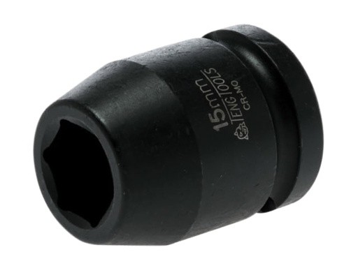 [TEN920515N] Impact Socket Hexagon 6-Point 1/2in Drive 15mm