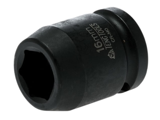 [TEN920516N] Impact Socket Hexagon 6-Point 1/2in Drive 16mm