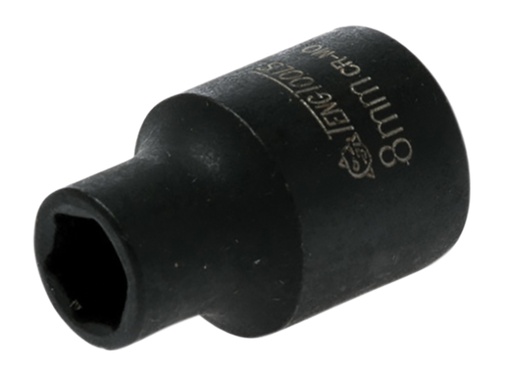 [TEN980508] Impact Socket Hexagon 6-Point 3/8in Drive 8mm