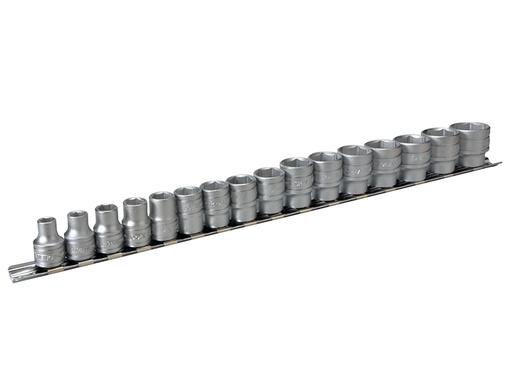 [TENM3816] M3816 Socket Clip Rail Set of 16 Metric 3/8in Drive